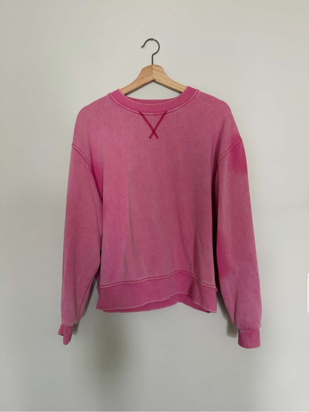 L.A. Hearts Pink Cozy Crewneck Sweatshirt